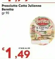 Despar Beretta Il Cotto Julienne 90 G(ml) offerta