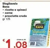 Despar Rana Giovanni - Sfogliavelo Ricotta E Spinaci 125 G(ml) offerta