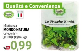 Maxi Family Mondo Natura Misticanza gr 100 offerta