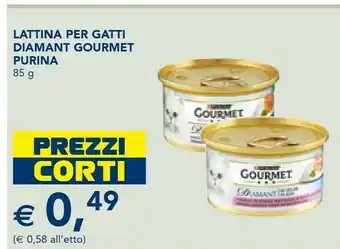 Esselunga Purina Lattina Per Gatti Diamant Gourmet 85 G offerta