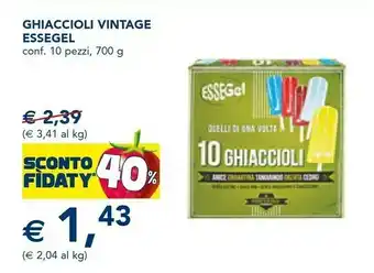 Essegel Ghiaccioli Vintage