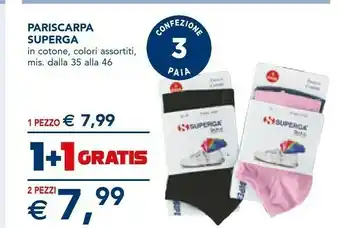 Esselunga 'o sole 'e napule Superga Pariscarpa offerta