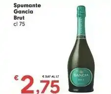 Eurospar Gancia Spumante 750 G(ml) offerta