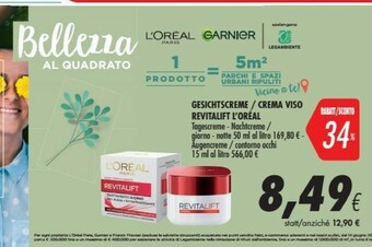 Coop L'Oreal Crema Viso Revitalift offerta