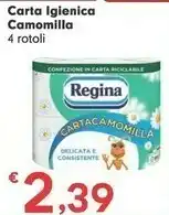 Eurospar Regina Carta Igienica Camomilla offerta