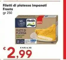 Eurospar Frosta Filetti Di Platessa Impanati offerta