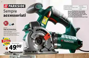 Lidl Sega ad immersione offerta