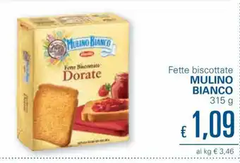 Unes Mulino Bianco Fette biscottate 315 g offerta