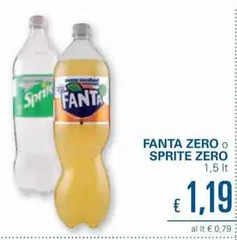 Unes Fanta Zero o Sprite Zero 1,5 lt offerta