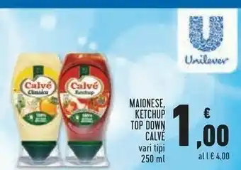 Conad Calvè Calvé - Ketchup 250 G(ml) offerta