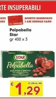 Despar Star Polpabella 400 G(ml) offerta