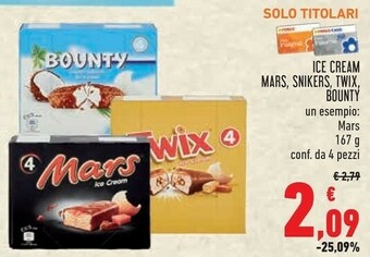 Conad Mars Ice Cream offerta