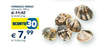 Esselunga Vongole Veraci offerta