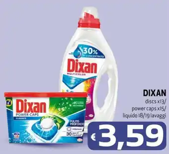 Maxi Family Dixan discs x13/ power caps x15/ liquido 18/19 lavaggi offerta
