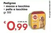 Eurospar Pedigree Manzo E Tacchino offerta