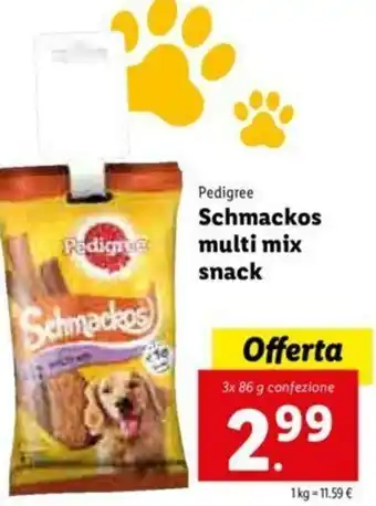 Lidl Schmackos multi mix snack offerta