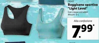 Lidl Reggiseno sportivo "Light Level" offerta