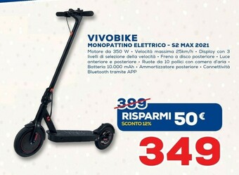 Euronics Vivobike Monopattino Elettrico S2 Max 2021 offerta