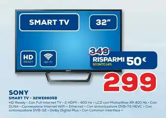 Euronics Sony Smart Tv 32WE6605B offerta