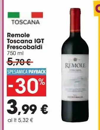 Carrefour Market Remole roscano igt frescobaldi 750 ml offerta