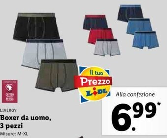 Lidl Boxer da uomo, 3 pezzi offerta