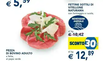 Esselunga Fettine Sottili Di Vitellone Naturama offerta