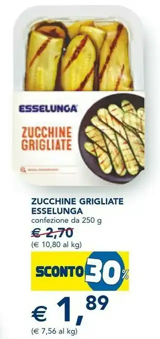 Esselunga Esselunga Zucchine Grigliate 250 G offerta
