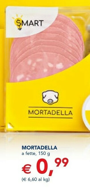 Esselunga Smart Mortadella A Fette 150 G offerta