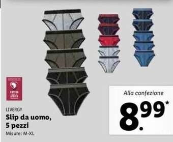 Lidl Slip da uomo, 5 pezzi offerta