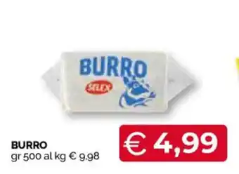 Mercatò Big Selex Burro 500 gr offerta