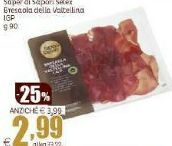 Elite Sapori Bresaola offerta