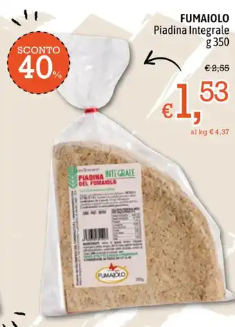Fumaiolo Piadina Integrale 350 g