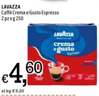 Famila Market Lavazza Caffè Crema E Gusto Espresso 2 pz x g 250 offerta