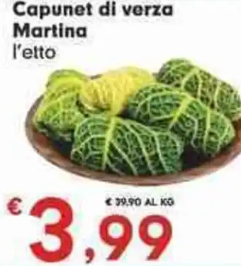 Despar Capunet di verza Martina offerta