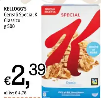 Famila Market Kellogg's Cereali Special K Classico 500 g offerta