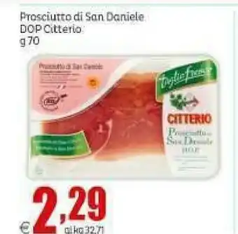 Elite Citterio Prosciutto San Daniele offerta