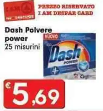Despar Dash Polvere power 25 misurini offerta