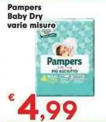 Despar Pampers Baby Dry varie misure offerta
