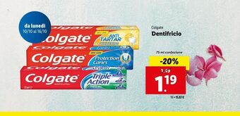 Lidl Dentifricio offerta