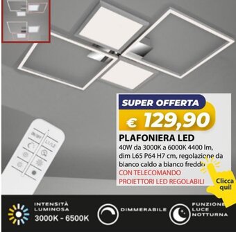 Bricocasa Plafoniera LED offerta