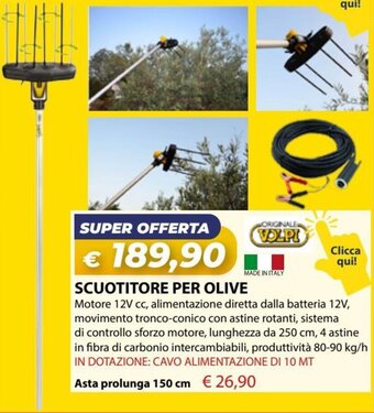 Scuotitore per Olive