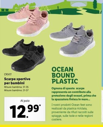 Lidl Scarpe sportive per bambini offerta