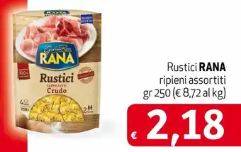 Spak Supermercati Rana Rustici ripieni assortito 250 gr offerta