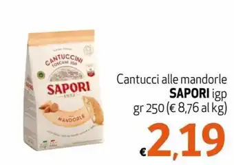 Sapori Cantucci alle mandorle igp 250 gr