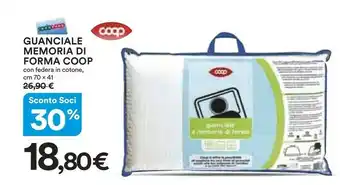 Coop Coop Guanciale Memoria Di Forma offerta