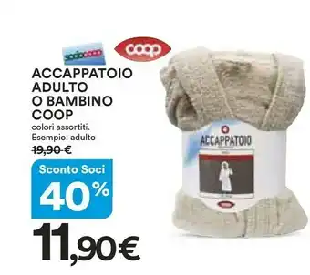 Coop Coop Accappatoio Adulto O Bambino offerta