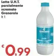 Despar Granarolo Latte Fresco Parzialmente Scremato offerta
