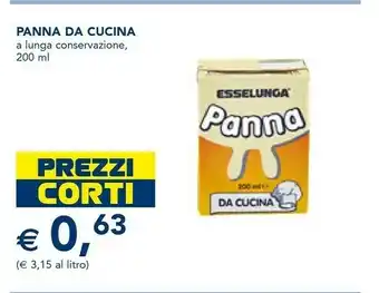 Esselunga Panna Da Cucina A Lunga Conservazione 200 Ml