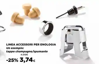 Coop Linea accessori per enologia un esempio: tappo champagne/ spumante offerta