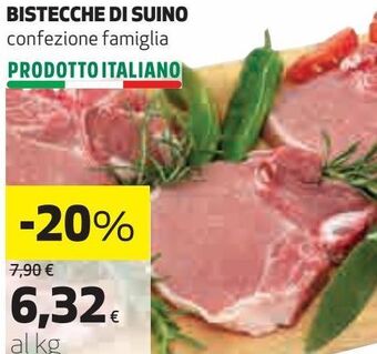 Ipercoop Bistecche di suino confezione famiglia offerta